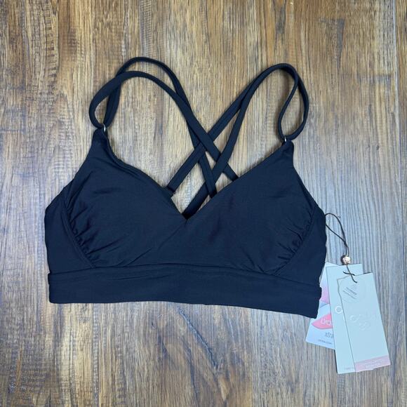 CALIA by Carrie Underwood Other - CALIA by Carrie Underwood Black Crisscross Bikini Top